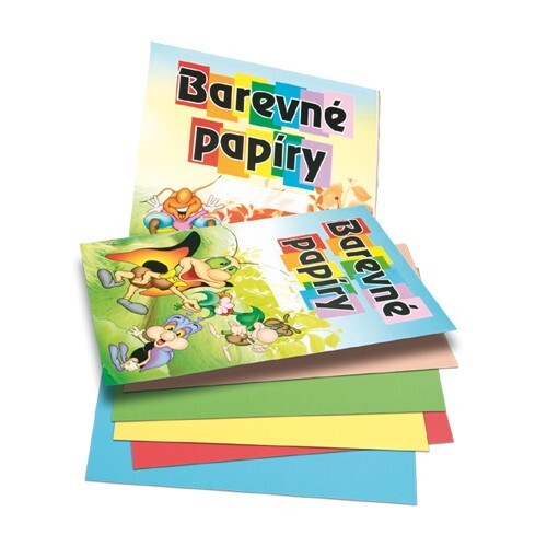 Zložka farebného papiera A4 20 listov 80g