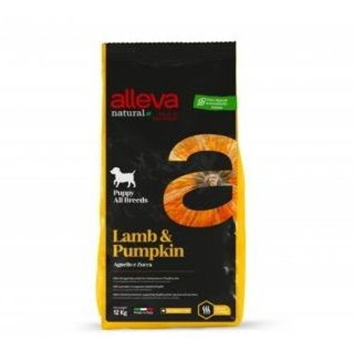 Alleva NATURAL dog puppy all breeds lamb & pumpkin 12 kg