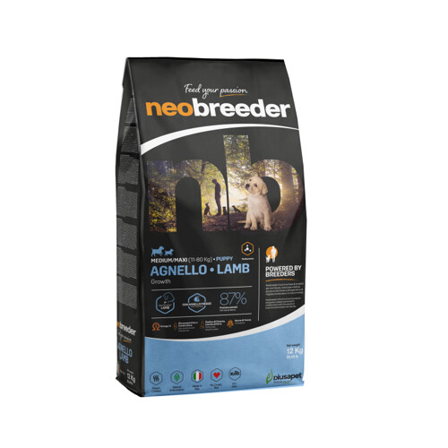 Alleva NEO BREEDER dog puppy medium & maxi lamb 12 kg