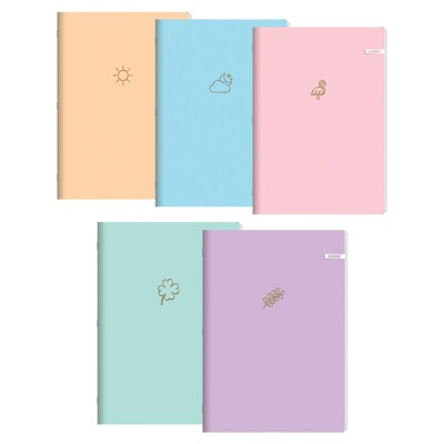 Zošit A4, linajkový 444, 40 listový, Soft Touch