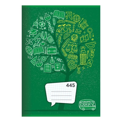 Zošit A4, 40 listový - štvorčekový 445