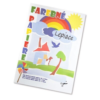 Zložka farebného papiera / 8 - samolepiace