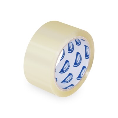 Transparentná lepiaca páska šírka pásky 48 mm, dĺžka návinu 66 m dodávaná v ba...