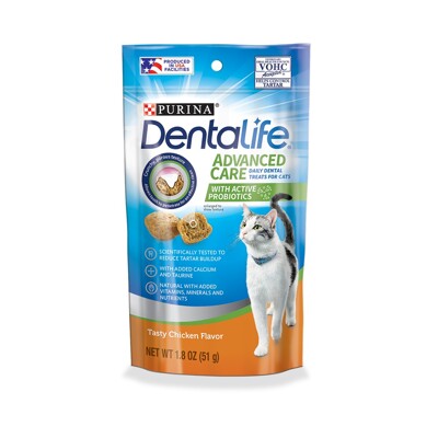 DentaLife Pamlsok cat chicken 8x40 g