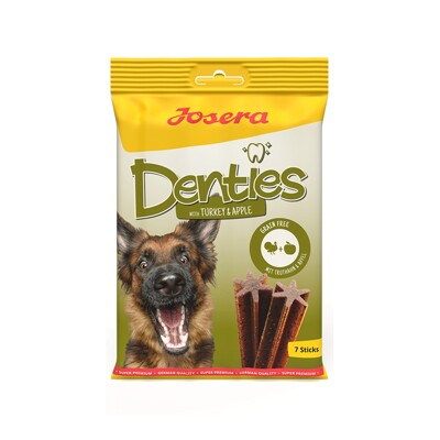 Josera pamlsok Dog Denties with Turkey&amp;Apple 180 g