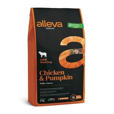 Alleva NATURAL dog adult maxi chicken &amp; pumpkin 2 kg