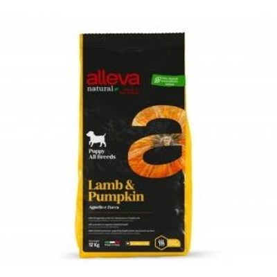 Alleva NATURAL dog puppy all breeds lamb &amp; pumpkin 12 kg