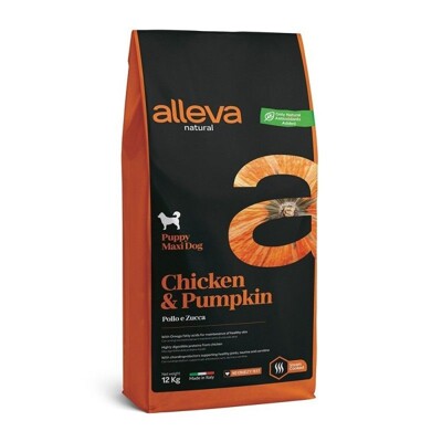 Alleva NATURAL dog puppy maxi chicken &amp; pumpkin 12 kg
