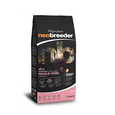 Alleva NEO BREEDER dog adult medium &amp; maxi pork 12 kg
