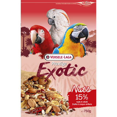 VL Prestige Premium Parrots Exotic Nuts Mix- zmes orechov, ovocia, obilovín a ...