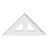 Trojuholník KOH-I-NOOR transparentný s ryskou, 12 cm